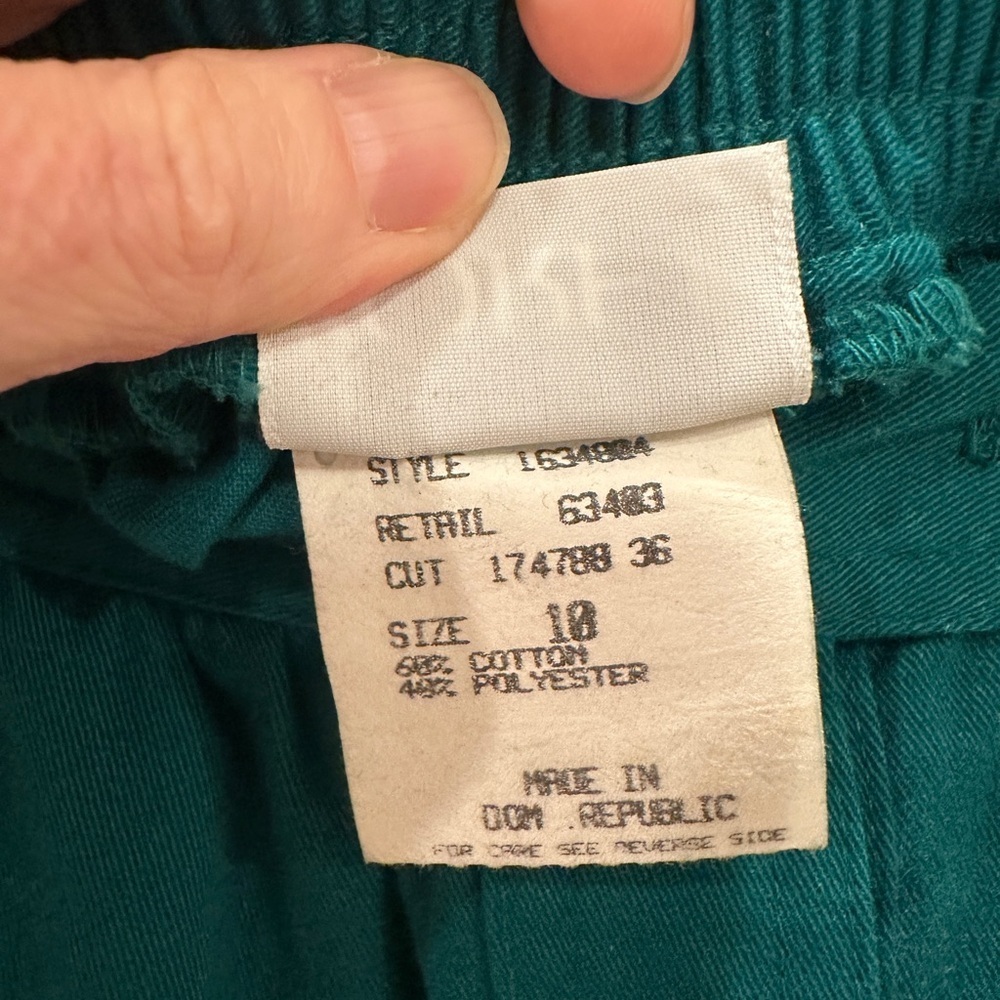 Koret Teal Button Front Midi Skirt Size 10 - Picture 6 of 6